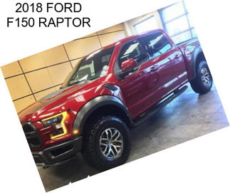 2018 FORD F150 RAPTOR