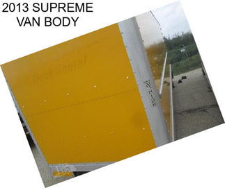 2013 SUPREME VAN BODY