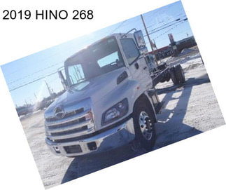 2019 HINO 268