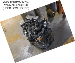 2009 THERMO KING YANMAR ENGINES (USED LOW HOURS)