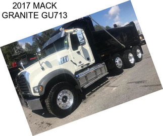 2017 MACK GRANITE GU713