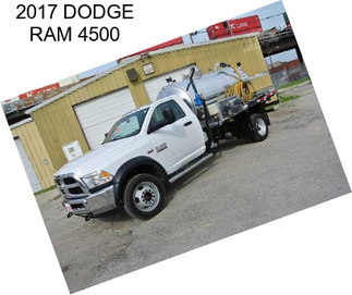 2017 DODGE RAM 4500