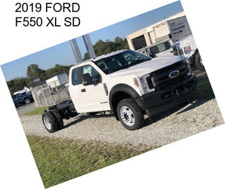 2019 FORD F550 XL SD