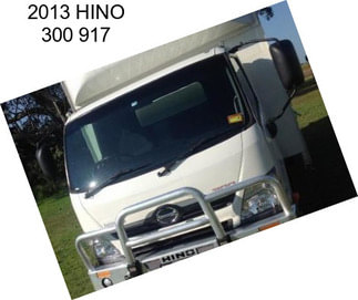 2013 HINO 300 917