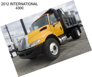 2012 INTERNATIONAL 4300