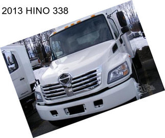 2013 HINO 338