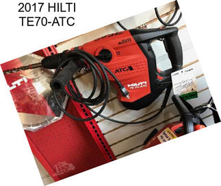 2017 HILTI TE70-ATC