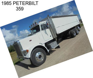 1985 PETERBILT 359