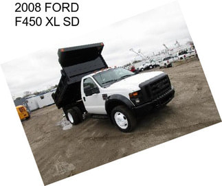 2008 FORD F450 XL SD