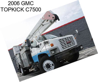 2006 GMC TOPKICK C7500