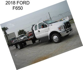 2018 FORD F650