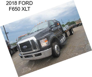 2018 FORD F650 XLT