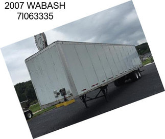 2007 WABASH 7l063335