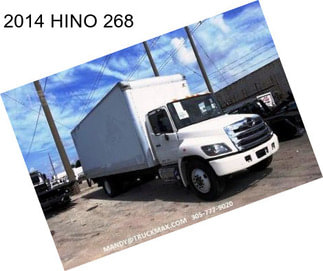 2014 HINO 268