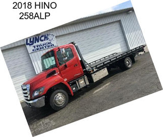 2018 HINO 258ALP