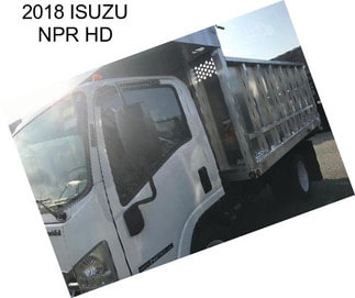 2018 ISUZU NPR HD