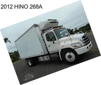 2012 HINO 268A