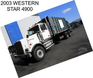 2003 WESTERN STAR 4900