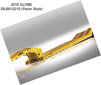 2018 GLOBE 35LB012215 (Paver Style)