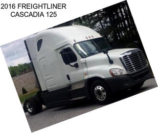 2016 FREIGHTLINER CASCADIA 125