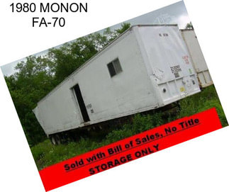 1980 MONON FA-70