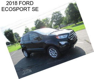 2018 FORD ECOSPORT SE