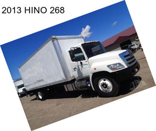 2013 HINO 268