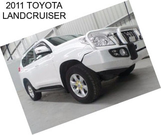 2011 TOYOTA LANDCRUISER