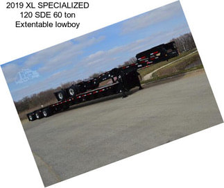 2019 XL SPECIALIZED 120 SDE 60 ton Extentable lowboy