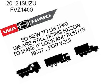 2012 ISUZU FVZ1400