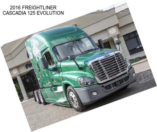 2016 FREIGHTLINER CASCADIA 125 EVOLUTION