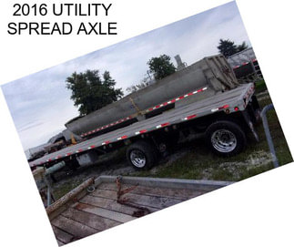 2016 UTILITY SPREAD AXLE