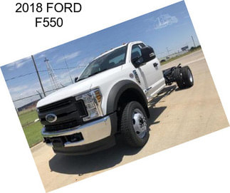 2018 FORD F550