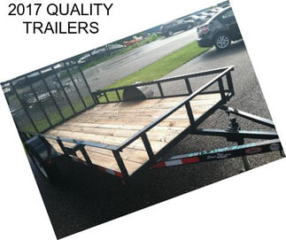 2017 QUALITY TRAILERS