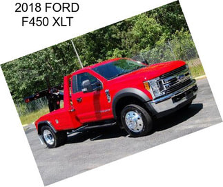 2018 FORD F450 XLT