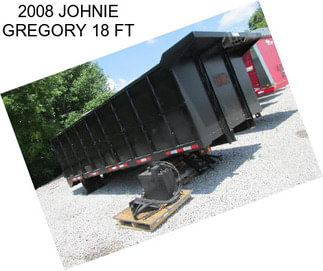 2008 JOHNIE GREGORY 18 FT