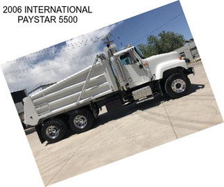 2006 INTERNATIONAL PAYSTAR 5500