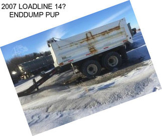 2007 LOADLINE 14 ENDDUMP PUP