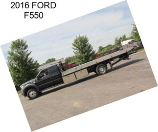 2016 FORD F550