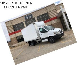 2017 FREIGHTLINER SPRINTER 3500