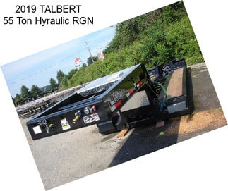 2019 TALBERT 55 Ton Hyraulic RGN