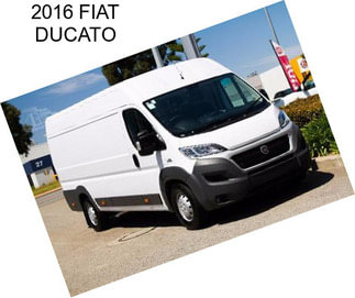 2016 FIAT DUCATO