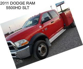 2011 DODGE RAM 5500HD SLT