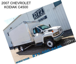 2007 CHEVROLET KODIAK C4500