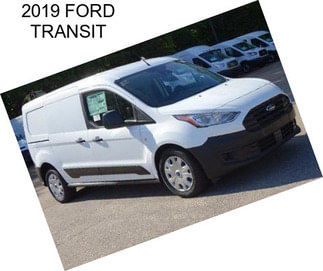 2019 FORD TRANSIT