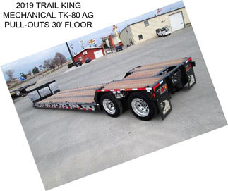 2019 TRAIL KING MECHANICAL TK-80 AG PULL-OUTS 30\' FLOOR