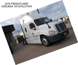 2016 FREIGHTLINER CASCADIA 125 EVOLUTION