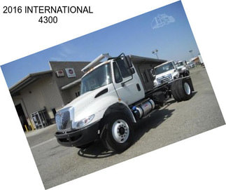 2016 INTERNATIONAL 4300