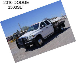 2010 DODGE 3500SLT