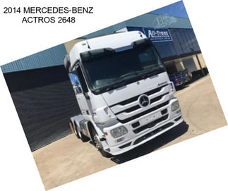 2014 MERCEDES-BENZ ACTROS 2648